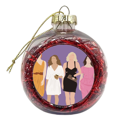 Sex and the city - xmas bauble by Cheryl Boland