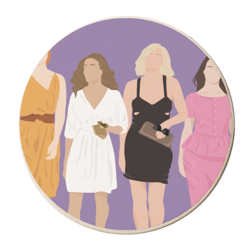 Sex and the city - personalised beer coaster by Cheryl Boland