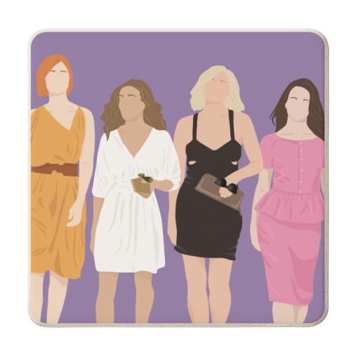 Sex and the city - personalised beer coaster by Cheryl Boland