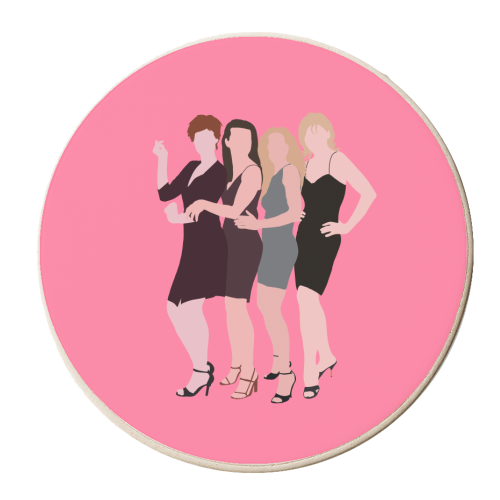 Sex and the City - personalised beer coaster by Pink and Pip
