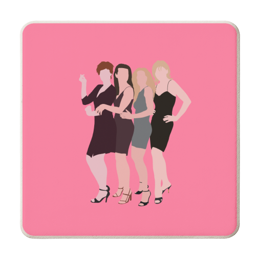 Sex and the City - personalised beer coaster by Pink and Pip
