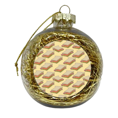 Sexy Sandwiches - xmas bauble by heartsandsharts