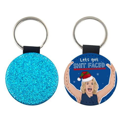 Sh*t faced - keyring by Loren Grosvenor