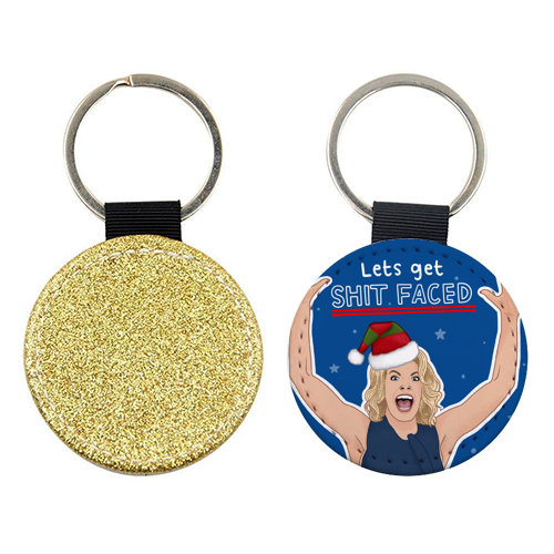 Sh*t faced - keyring by Loren Grosvenor