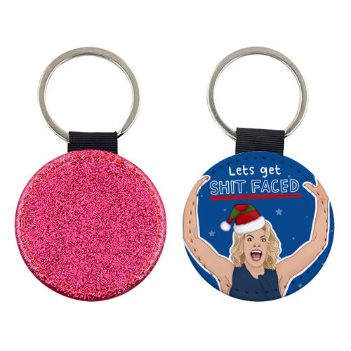 Sh*t faced - keyring by Loren Grosvenor