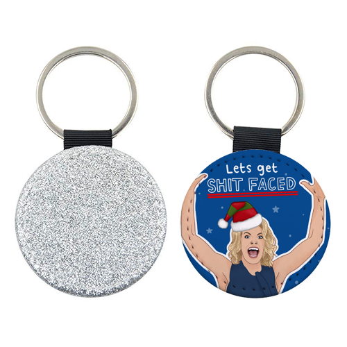 Sh*t faced - keyring by Loren Grosvenor