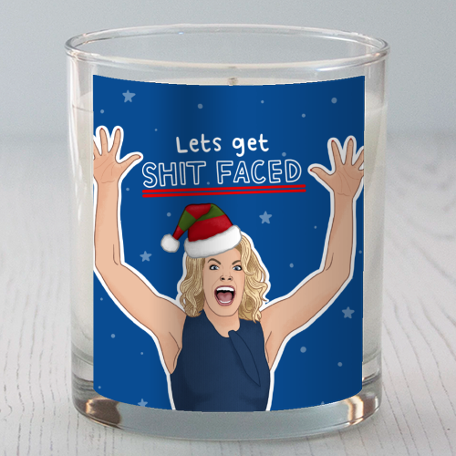 Sh*t faced - scented candle by Loren Grosvenor