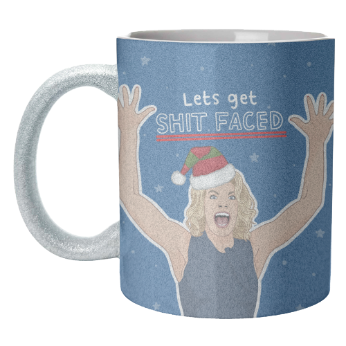 Sh*t faced - unique mug by Loren Grosvenor
