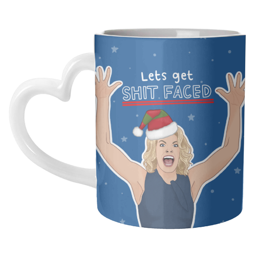 Sh*t faced - unique mug by Loren Grosvenor