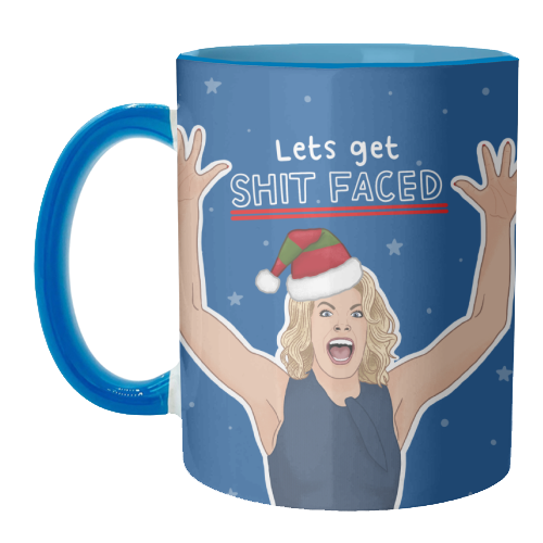 Sh*t faced - unique mug by Loren Grosvenor
