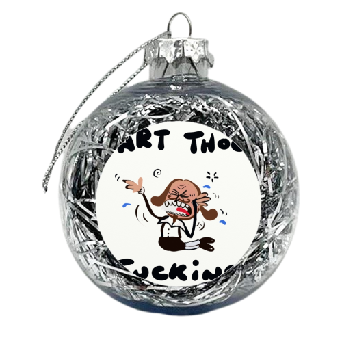 Shakespeare Collection - xmas bauble by David Black