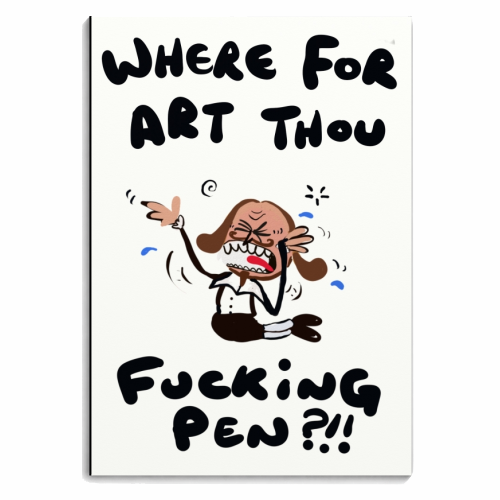 Shakespeare Collection - personalised A4, A5, A6 notebook by David Black