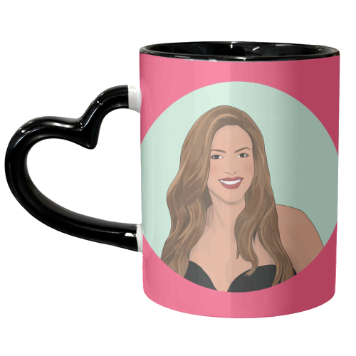 Shakira - unique mug by Pink and Pip