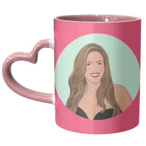 Shakira - unique mug by Pink and Pip