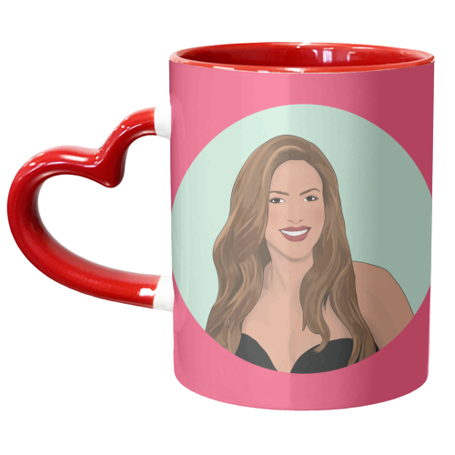 Shakira - unique mug by Pink and Pip