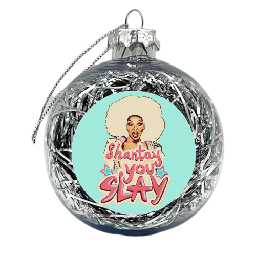 Shantay you Slay - xmas bauble by minniemorris art