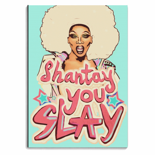Shantay you Slay - personalised A4, A5, A6 notebook by minniemorris art