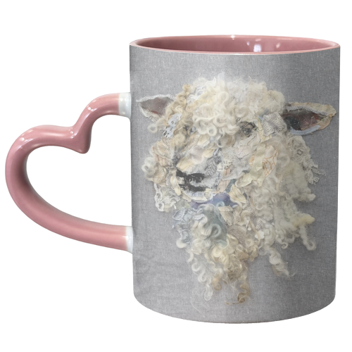 Sheep #31 - unique mug by Barbara Shaw