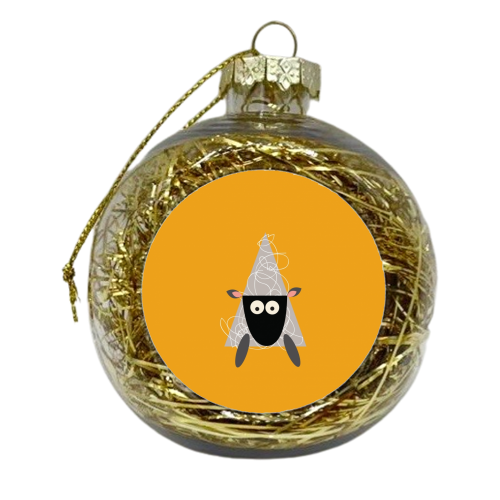 Sheep - xmas bauble by Maria Cox