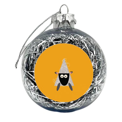 Sheep - xmas bauble by Maria Cox