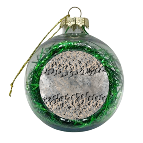 shell shock - xmas bauble by Emily Begley