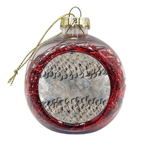 shell shock - xmas bauble by Emily Begley