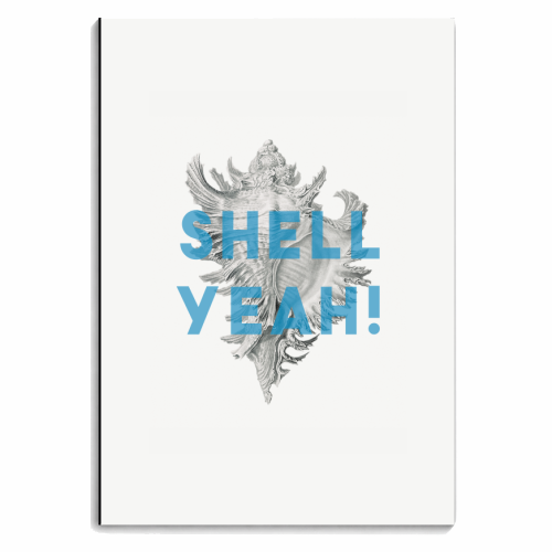 Shell Yeah - personalised A4, A5, A6 notebook by The 13 Prints