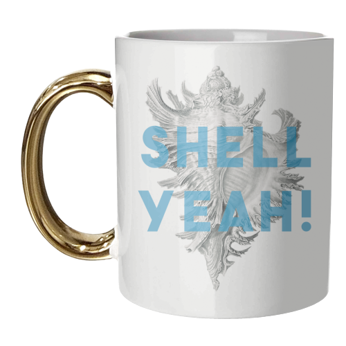 Shell Yeah - unique mug by The 13 Prints