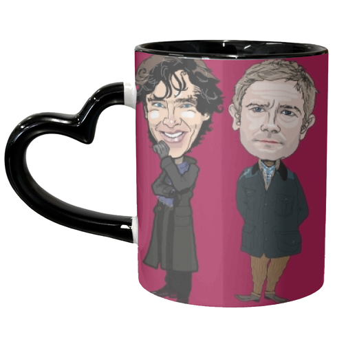 Sherlock Holmes - unique mug by Martin Jessup