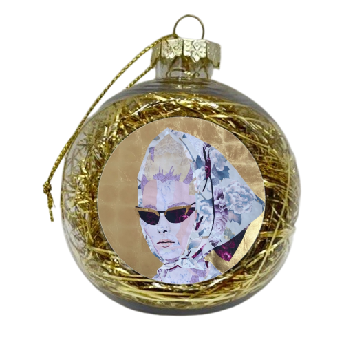 She's a lady - xmas bauble by Kirstie Taylor