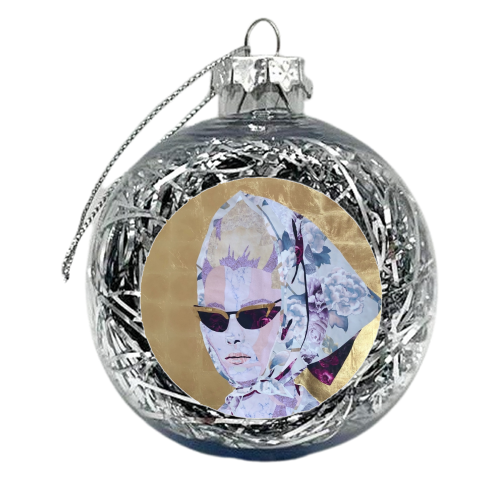 She's a lady - xmas bauble by Kirstie Taylor