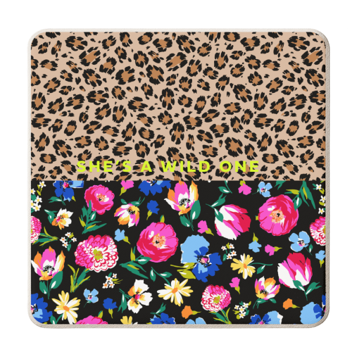SHE'S A WILD ONE - personalised beer coaster by PEARL & CLOVER