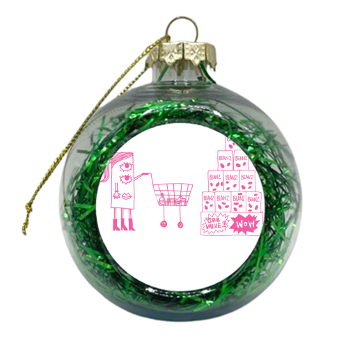 SHOP QT - xmas bauble by Lauren McNab