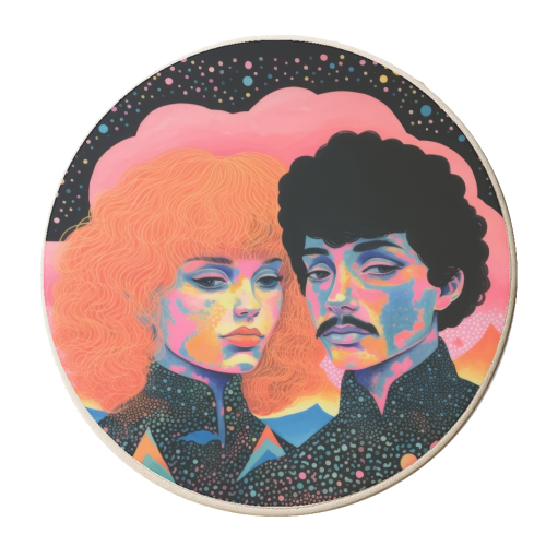 Should I stay - personalised beer coaster by DejaReve