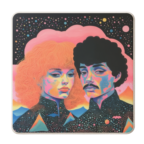 Should I stay - personalised beer coaster by DejaReve