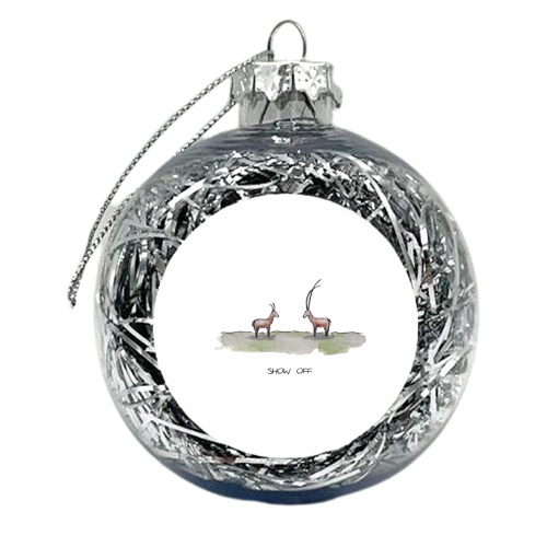 Show Off - xmas bauble by Ross Jardine