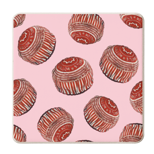 SHOWERED IN TEACAKES - personalised beer coaster by Wallace Elizabeth