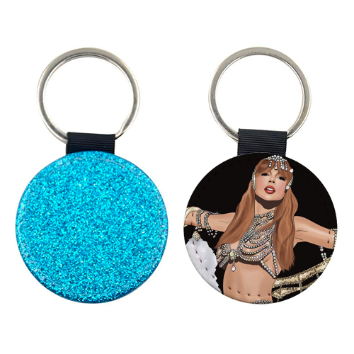 Showgirl Era Print - keyring by Drawings by Firefly