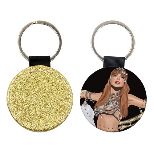 Showgirl Era Print - keyring by Drawings by Firefly