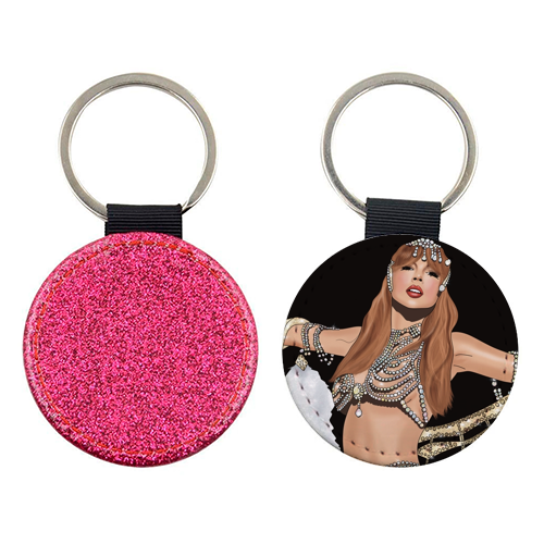 Showgirl Era Print - keyring by Drawings by Firefly