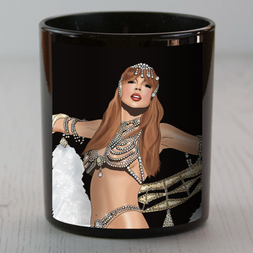 Showgirl Era Print - scented candle by Drawings by Firefly