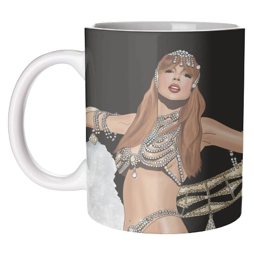 Showgirl Era Print - unique mug by Drawings by Firefly