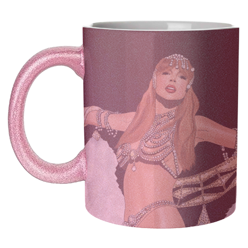 Showgirl Era Print - unique mug by Drawings by Firefly