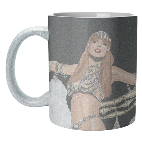 Showgirl Era Print - unique mug by Drawings by Firefly