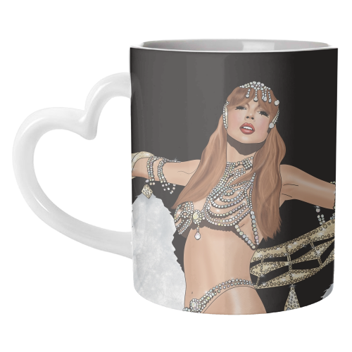 Showgirl Era Print - unique mug by Drawings by Firefly