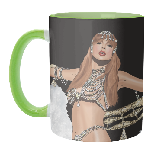 Showgirl Era Print - unique mug by Drawings by Firefly