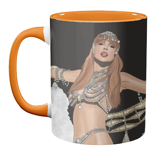 Showgirl Era Print - unique mug by Drawings by Firefly