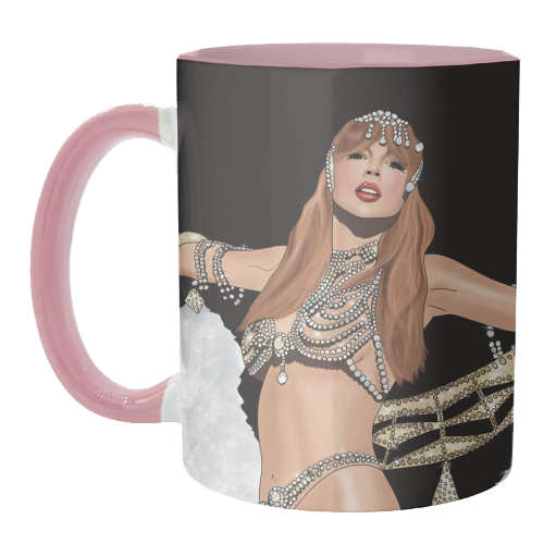 Showgirl Era Print - unique mug by Drawings by Firefly