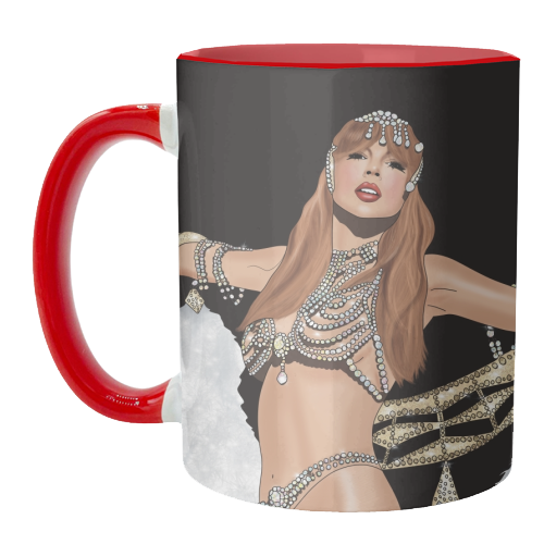 Showgirl Era Print - unique mug by Drawings by Firefly