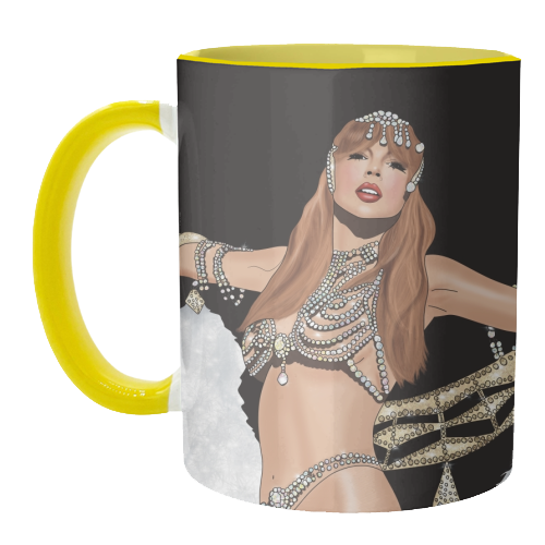Showgirl Era Print - unique mug by Drawings by Firefly